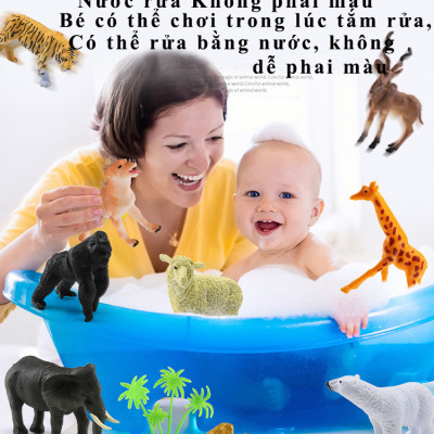 Đồ Chơi Mô Phỏng Các Con Thú Hoang Dã Dành Cho Trẻ Em