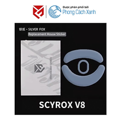 Feet chuột PTFE Unusual Way Sport Silver Fox - Scyrox V8 (1 bộ) - Hàng Chính Hãng