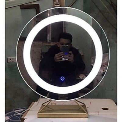 Hàng Siêu Cấp Bộ bàn phấn trang điểm 2 mặt kính họa tiết kim cương bọc da, nỉ cao cấp, sang trọng  - Giá Tại Xưởng