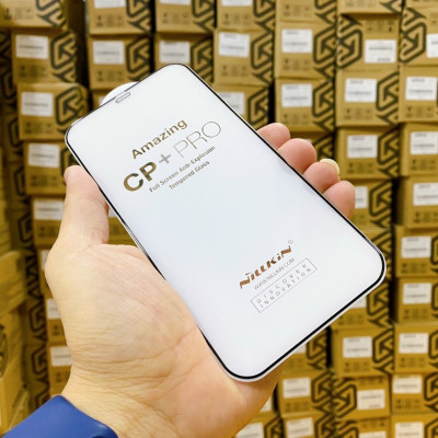 Kính cường lực Nillkin CP+ PRO 2.5D full màn hình 9H cho Iphone 12/12 Pro (6.1) - 12 Pro Max (6.7) - Hàng Chính Hãng