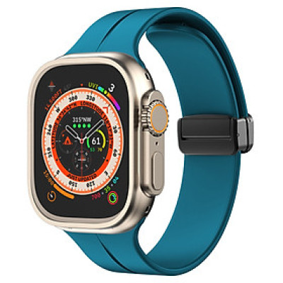 Dây đeo khóa gấp từ tính cho Apple Watch Series 1/2/3/4/5/6/7/8/9/SE1,2 & Apple Watch Ultra 1/2 Size 38/40/41/42/44/45/49mm - Hàng Nhập Khẩu