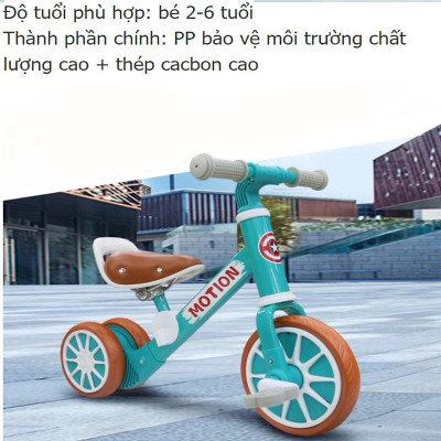 Xe Chòi Chân Thăng Bằng Vận Động Kiêm Xe Đạp 3 Bánh Cho Bé - Hàng Loại 1 - Chính Hãng MINIIN- TẶNG 1 CUỐN TRUYỆN TRANH