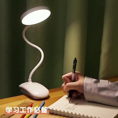 Đèn Bàn LED Kẹp Đầu Giường Đọc Sách Chống Cận Pin Sạc, Điều Chỉnh Được Độ Sáng