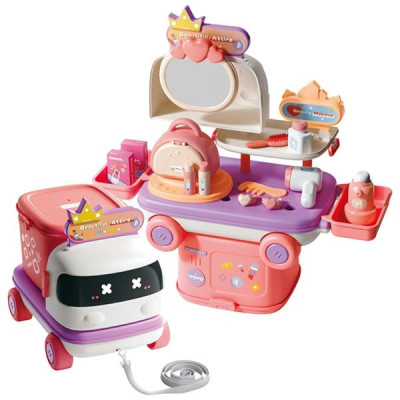 Đồ Chơi Xe Trang Điểm Lưu Động - Play House Beauty Expert - Toys&Joys HY-28 (27 Chi Tiết)