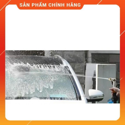 ️ Bộ dây vòi xịt nước rửa xe, tưới cây , tăng áp 3 lần, loại 3m, 5m 206318 đầu đồng,cút,nối vàng