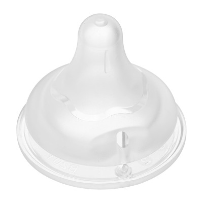 Bộ 2 núm ti Pigeon siêu mềm Plus WN3 cổ rộng size LLL (từ 15 tháng)