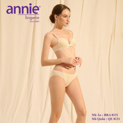 Áo Ngực Cao Cấp Tạo Dáng Ngực annie bra 8131 mút vừa, trơn, ôm ngực vải lót cotton thấm hút tốt thoáng mát mặc thoải mái