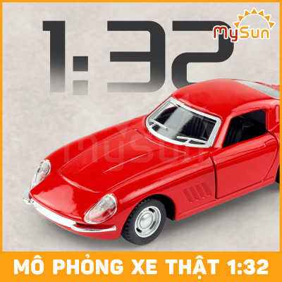 Mô hình xe hơi ô tô kim loại xe oto cổ điển đồ chơi 1:32 mini có nhạc giá rẻ