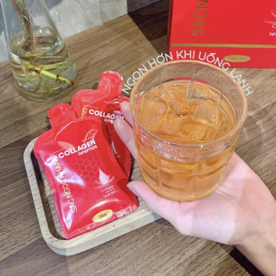 Nước uống đẹp da Collagen Dipeptide 15 túi Sắc Ngọc Khang hấp thụ nhanh và vượt trội giúp trẻ hóa làn da - săn chắc và sáng mịn