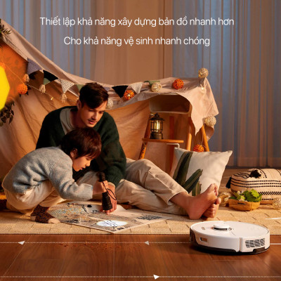 Robot Hút Bụi Lau Nhà Roborock S8 Pro Ultra Công Nghệ Lau Rung Siêu Sạch Lực Hút 6000 Pa - Hàng Chính Hãng