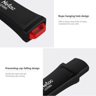 Netac Write Protect USB2.0 Flash Drive U208S 8G Memory Stick