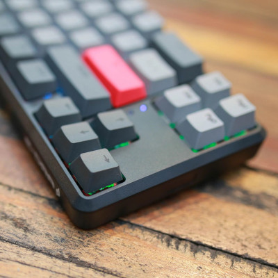 Bàn phím cơ không dây E-Dra EK368W V2 , Hotswap, E-Dra Switch (Brown/Red) - Hàng chính hãng