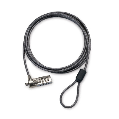 Khóa Laptop TARGUS DEFCON Resettable T-Lock Combo Cable Lock Polybag - PA410BX - Hàng Chính Hãng