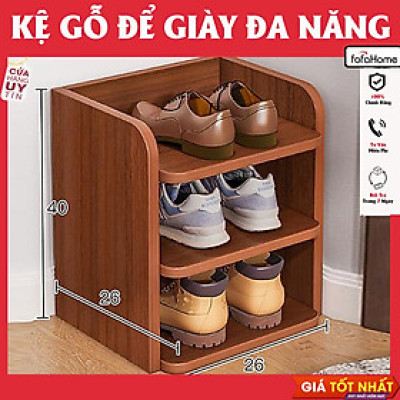 Kệ Để Giày Dép Gỗ Thiết Kế Nhỏ Gọn, Tối Ưu Diện Tích Nhiều Tầng