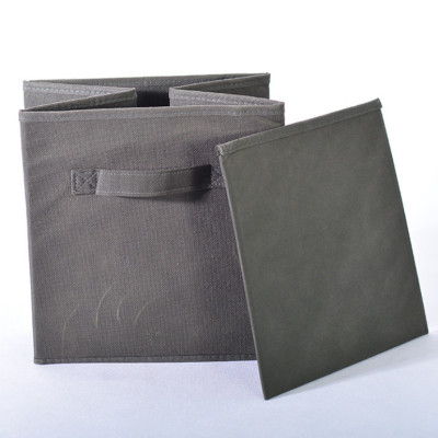 Bộ 2 Hộp Vải Đựng Đồ Đa Năng TD4 Gấp Gọn Cao Cấp, Túi Vải Thụy Điển Kích Thước 28x28x28cm Sang Trọng Không Nắp miDoctor