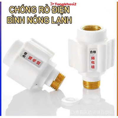 2 Van chống giật lắp máy nước nóng bảo vệ chống rò rỉ điện 