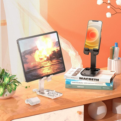 Giá đỡ điện thoại HOCO S28 để bàn dành cho văn phòng gia đình iphone ipad mini samsung huawei oppo máy tính bảng -hàng chính hãng