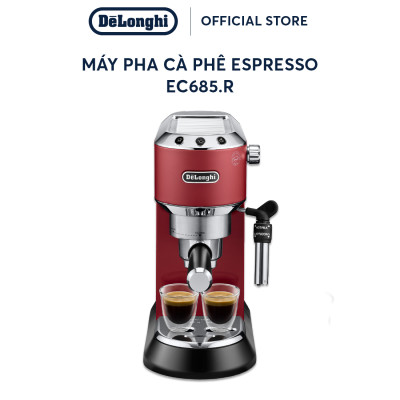 [Hàng chính hãng] Máy pha cà phê espresso DeLonghi Dedica Style EC685 (BK/ M/ R)