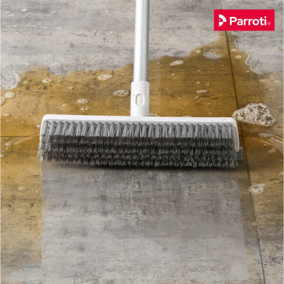 Cây chà sàn thông minh cao cấp, chổi chà sàn đa năng 2 trong 1, cọ sàn và gạt nước – Parroti Easy ES02