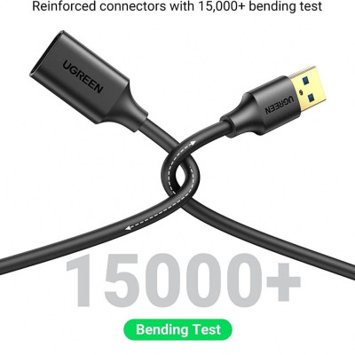 Ugreen UG90722US129TK 5M Cáp USB 3.0 nối dài Màu Đen - HÀNG CHÍNH HÃNG
