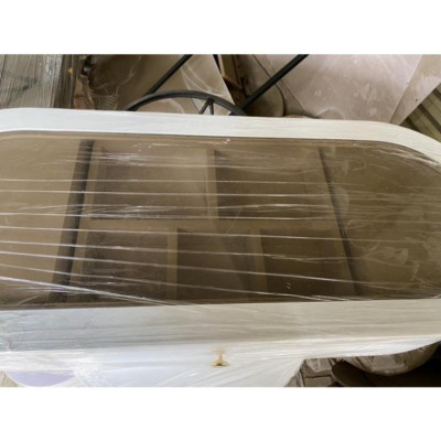 Hàng Siêu Cấp Bộ bàn ghế trang điểm: Bàn phấn 2 mặt kính tròn cạnh 2 ngăn hiện đại kèm gương  - Giá Tại Xưởng