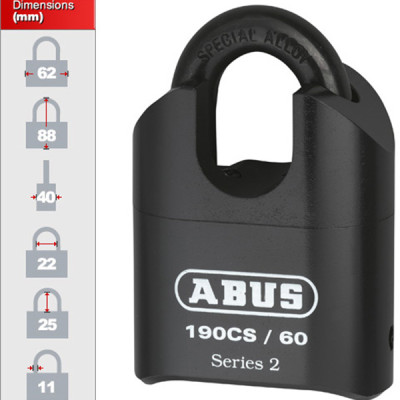 Khóa Số 190CS/60 Series ABUS (60mm)
