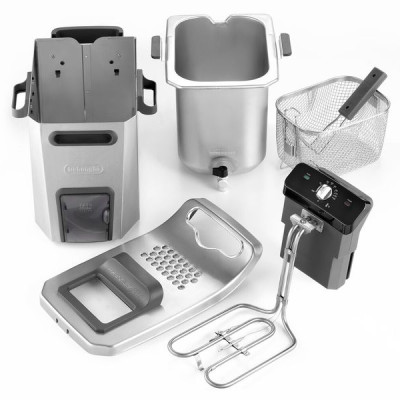 Nồi chiên ngập dầu DeLonghi Premium Fry F44532CZ 5 lít - 3200W - Điều khiển điện tử - Hàng chính hãng