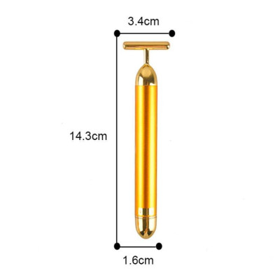 [Hàng có sẵn] Thanh lăn mặt massage làm đẹp và chăm sóc cho da mặt hình chữ T 14.3x3.4x1.6cm (Hàng Chính Hãng)