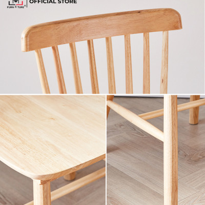 GHẾ GỖ ĐA NĂNG - WINDSOR CHAIR - NATURAL 