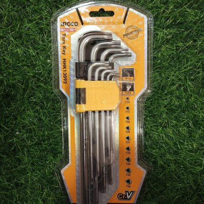 BỘ LỤC GIÁC BÔNG 9 CÂY T10-50 INGCO HHK13092 - HÀNG CHÍNH HÃNG