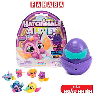 Đồ Chơi Trứng Hatchimals Neon Cầu Vồng - Hatchimals 6072752