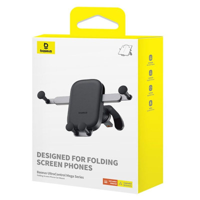 Giá đỡ Baseus UltraControl Mega Series Folding Screen Phone Car Mount điện thoại trên ô tô - hàng chính hãng