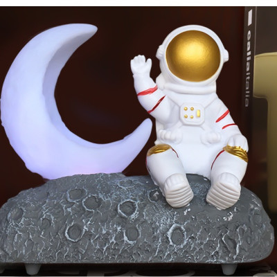 Đèn ngủ mặt trăng ,loa bluetoooth phi hành gia, khe cắm USB -thương hiệu KOVER (tặng kèm cáp sạc)