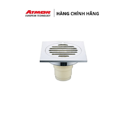 Phễu Thoát Sàn Nhà Tắm Inox Cao Cấp Chống Hôi ATMOR - AH012 (HÀNG CHÍNH HÃNG)