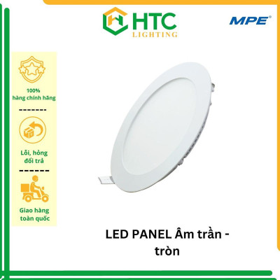 Đèn Led Panel âm trần Tròn 9W - thương hiệu MPE