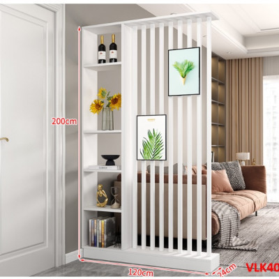 Vách ngăn phòng khách nhà bếp , vách ngăn liền kệ VLK402 - NỘI THẤT LẮP RÁP VIENDONGADV