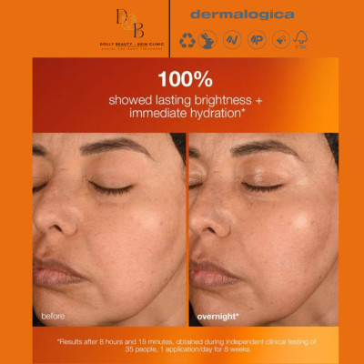 [DERMALOGICA] Huyết thanh Vitamin C mang hiệu quả gấp 3 lần BIOLUMIN-C NIGHT RESTORE vào ban đêm giúp thêm ẩm, sáng da và phục hồi da vào ban đêm