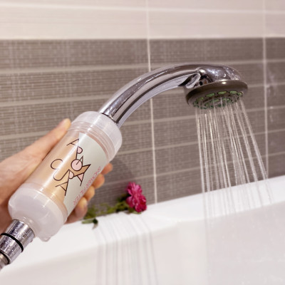 Lõi lọc nước vòi sen Vitamin C Aromacura Shower Filter Korea - Hương Hoa Anh Đào (Cherry Blossom)