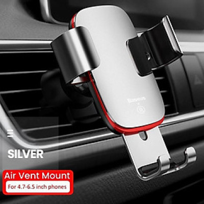 Giá Đỡ Điện Thoại Baseus Gắn Lỗ Điều Hòa Xe Hơi - Hàng Chính Hãng