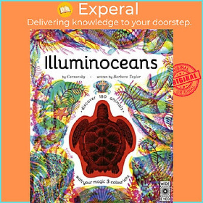 Sách - Illuminoceans - Dive deep into the ocean with your magic three-colour lens by Carnovsky (UK edition, hardcover)