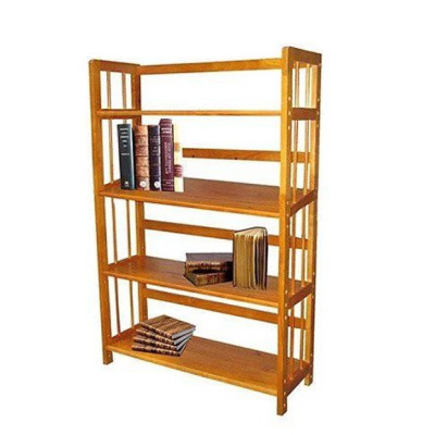 Kệ sách 4 tầng dài 90cm gỗ cao su tự nhiên