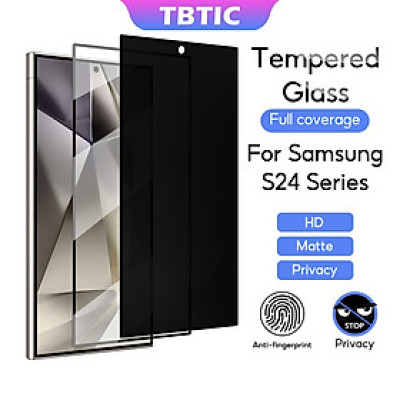 Kính Cường Lực UNIQ OPTIX Privacy Cho Samsung Galaxy S24 Ultra / S24Ultra 5G loại chống nhìn trộm, có lớp kháng khuẩn - Hàng Chính Hãng