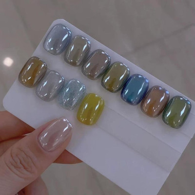 Tráng Gương Bóng Ánh Trong Suốt Làm Nail, Nhũ Tráng Gương Móng Cao Cấp Tráng Trên Mọi Nền Màu Trong Trẻo Hàn Quốc thạch tráng gương