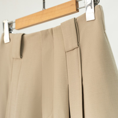 Set áo khoác blazer & quần vải ống xuông ly giữa BRIONA thiết kế cao cấp WHITE CHIC