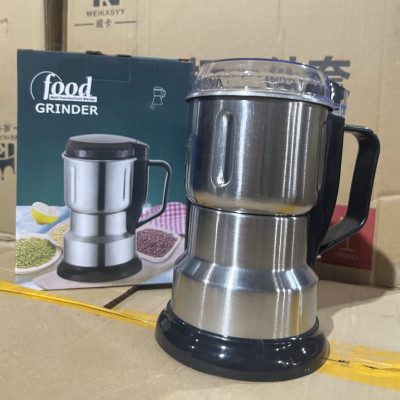 Máy Xay Hạt Tiêu Hạt Cafe Hạt Khô Gia Vị Đa Năng Công Suất 250w 8 Lưỡi Dao Cực Bén Chất Liệu Cối Inox - Hàng Nhập Khẩu