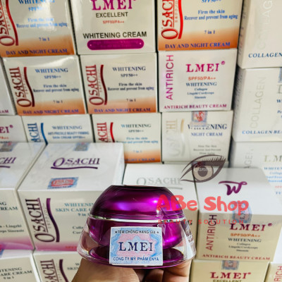 Kem LMEI Linh Chi - Đông Trùng - Collagen 25g - Dưỡng Trắng - Chống Lão Hóa - Giảm Nếp Nhăn - Ngừa Thâm Nám