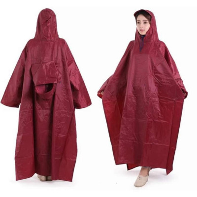Áo mưa cánh dơi 2 đầu chất liệu vải dù siêu dày dặn, có túi đựng dễ bảo quản, màu sắc giao ngẫu nhiên
