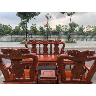 Bộ bàn ghế mẫu quốc đào  "quá đẹp luôn các bác"- Đồ Gỗ Bình Long 0388639288