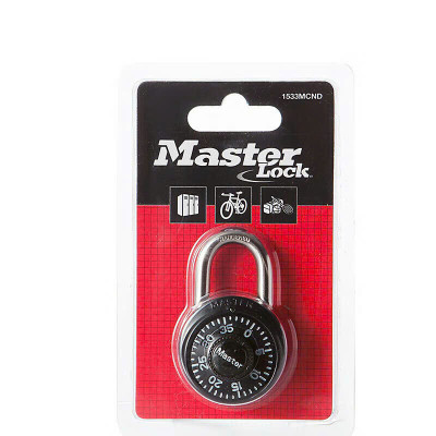 Master lock Ổ khóa vali 1533MCND Màu đen