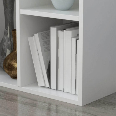 Giá sách bằng gỗ kiểu dáng tiện dụng SMLIFE Broadview